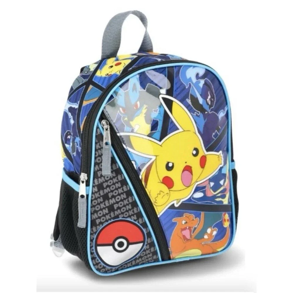 Bio World Unisex Pokemon Pikachu Charizard Greninja Mini Backpack